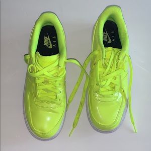 Lime Green air force ones